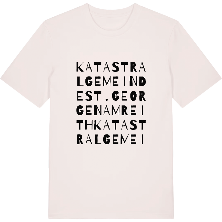 Katastralgemeinde St. Georgen am Reith ordlek t-shirt – t-shirt från PinShirt