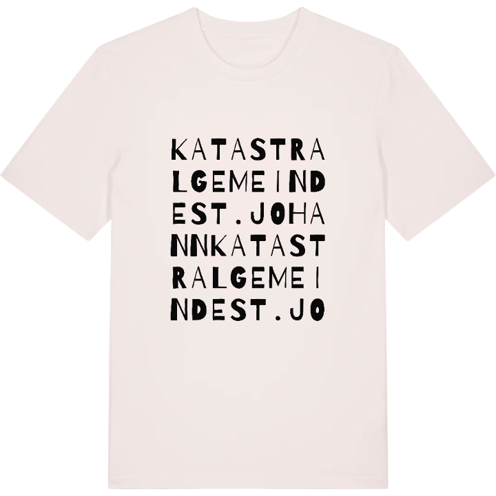 Katastralgemeinde St. Johann ordlek t-shirt – t-shirt från PinShirt