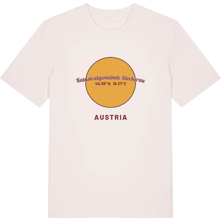 Katastralgemeinde Stockerau cirkel t-shirt – t-shirt från PinShirt