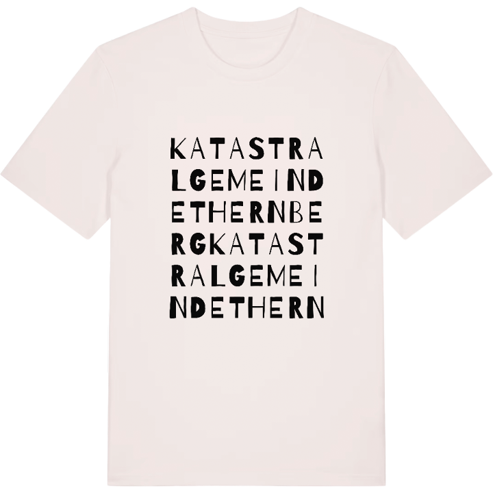 Katastralgemeinde Thernberg ordlek t-shirt – t-shirt från PinShirt