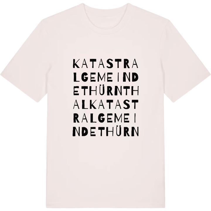 Katastralgemeinde Thürnthal ordlek t-shirt – t-shirt från PinShirt