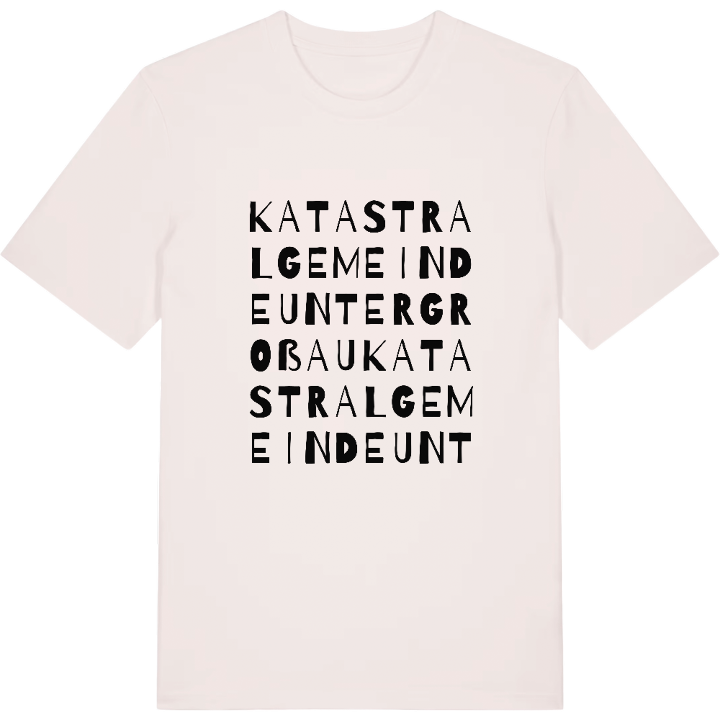 Katastralgemeinde Untergroßau ordlek t-shirt – t-shirt från PinShirt