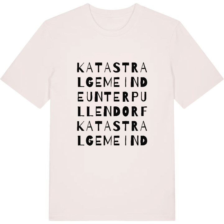 Katastralgemeinde Unterpullendorf ordlek t-shirt – t-shirt från PinShirt