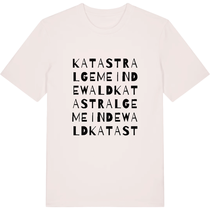 Katastralgemeinde Wald ordlek t-shirt – t-shirt från PinShirt