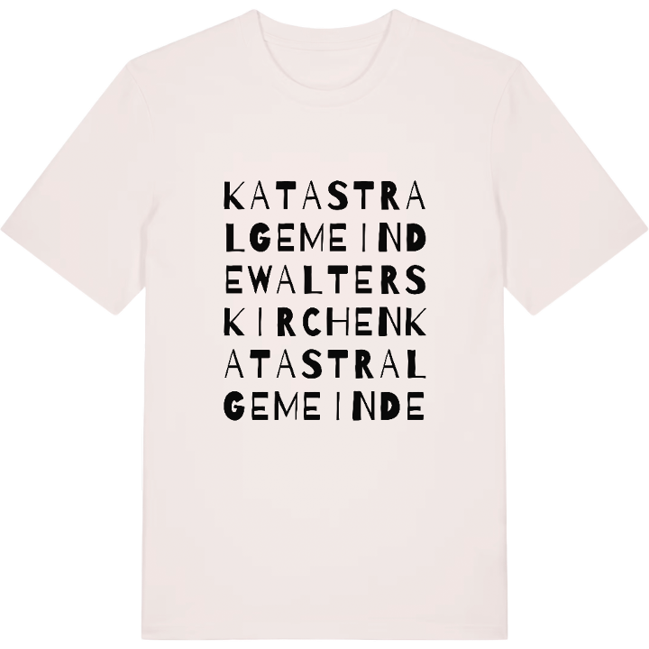 Katastralgemeinde Walterskirchen ordlek t-shirt – t-shirt från PinShirt