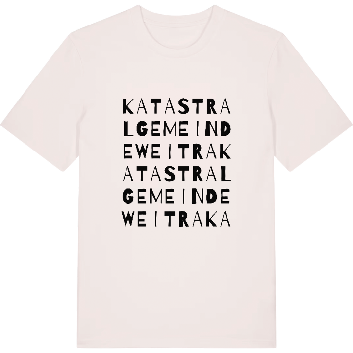 Katastralgemeinde Weitra ordlek t-shirt – t-shirt från PinShirt