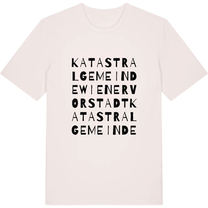 Katastralgemeinde Wienervorstadt ordlek t-shirt – t-shirt från PinShirt