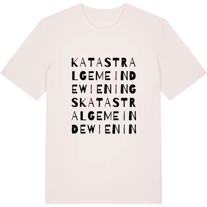 Katastralgemeinde Wienings ordlek t-shirt – t-shirt från PinShirt