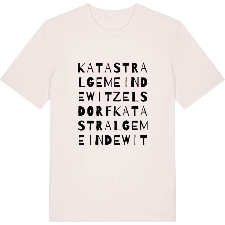 Katastralgemeinde Witzelsdorf ordlek t-shirt – t-shirt från PinShirt