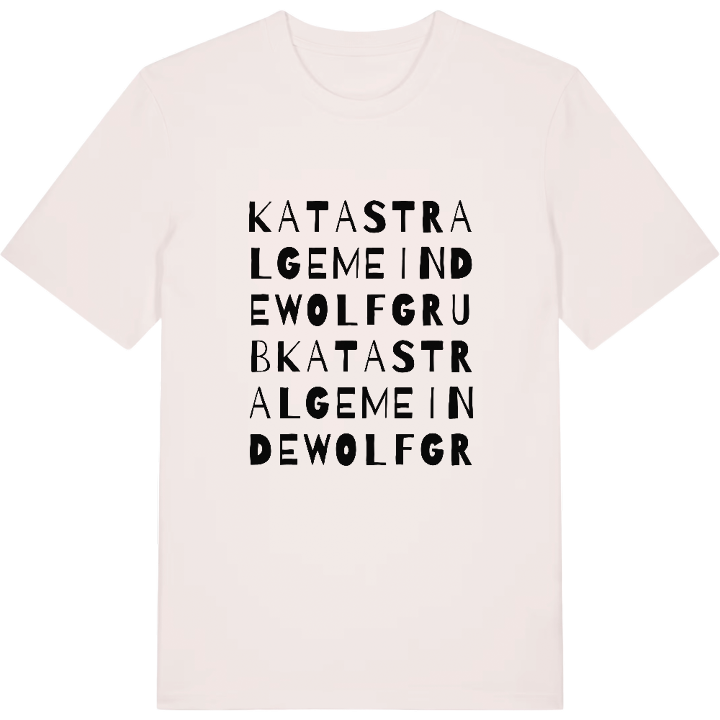 Katastralgemeinde Wolfgrub ordlek t-shirt – t-shirt från PinShirt