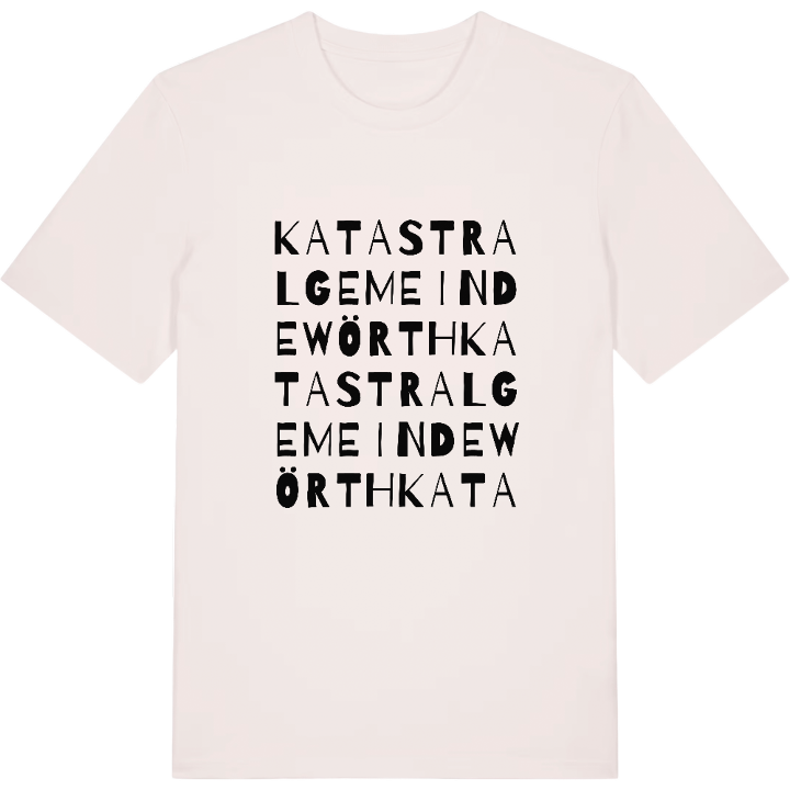 Katastralgemeinde Wörth ordlek t-shirt – t-shirt från PinShirt