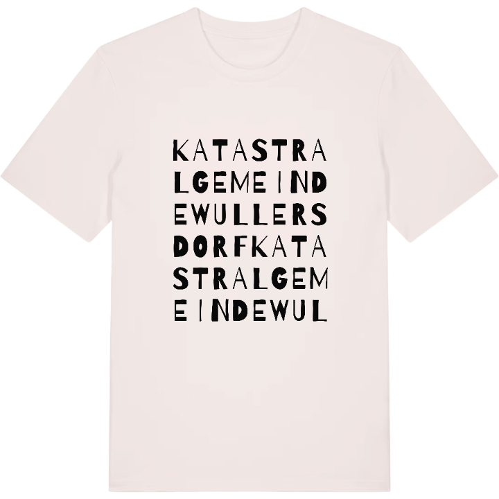 Katastralgemeinde Wullersdorf ordlek t-shirt – t-shirt från PinShirt