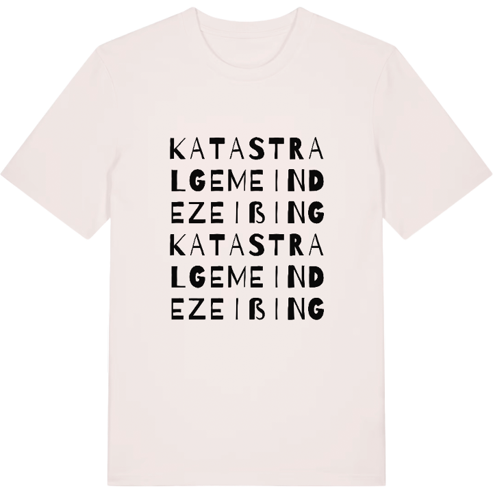 Katastralgemeinde Zeißing ordlek t-shirt – t-shirt från PinShirt