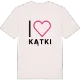 Jag älskar Kątki t-shirt stort tryck