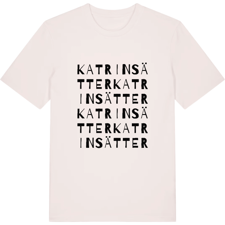Katrinsätter ordlek t-shirt – t-shirt från PinShirt