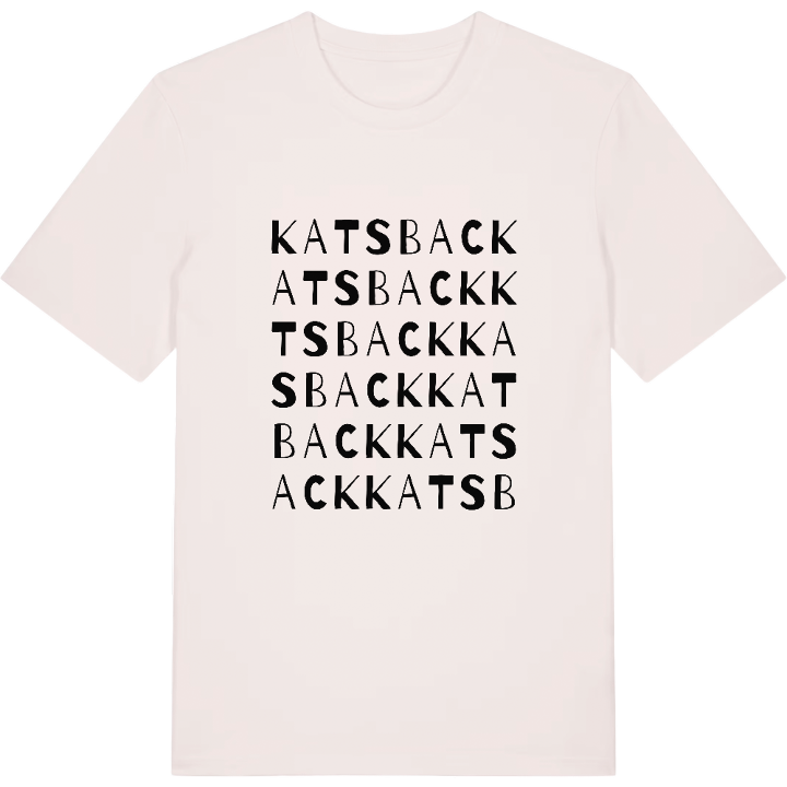 Katsback ordlek t-shirt – t-shirt från PinShirt