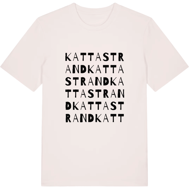 Kattastrand ordlek t-shirt – t-shirt från PinShirt