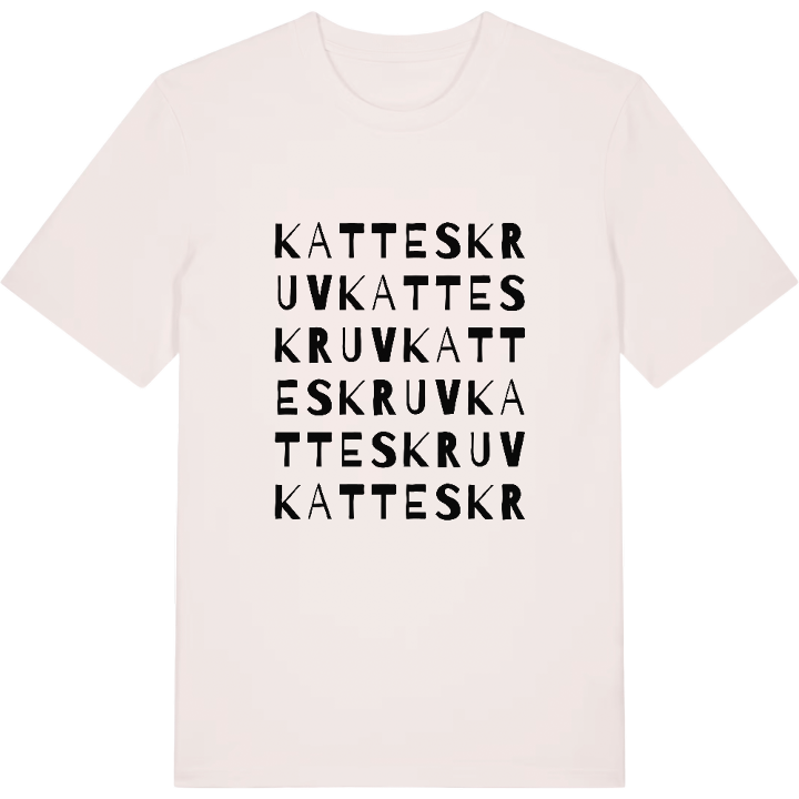 Katteskruv ordlek t-shirt – t-shirt från PinShirt