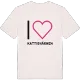 Jag älskar Kattishägnen t-shirt stort tryck