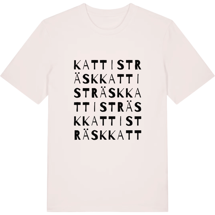 Kattisträsk ordlek t-shirt – t-shirt från PinShirt
