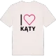 Jag älskar Kąty t-shirt stort tryck
