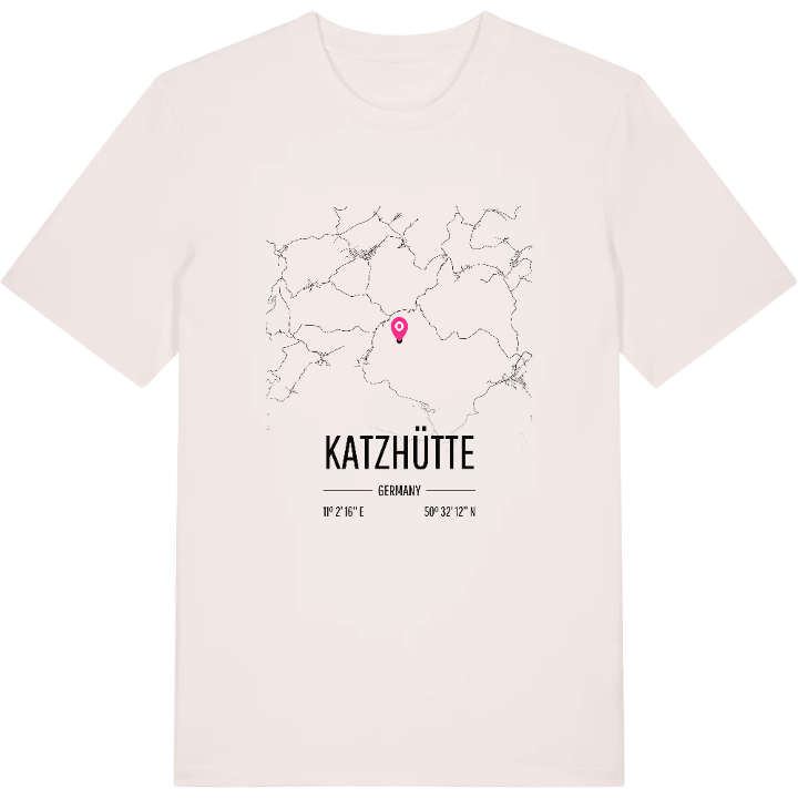 Katzhütte karta t-shirt – t-shirt från PinShirt