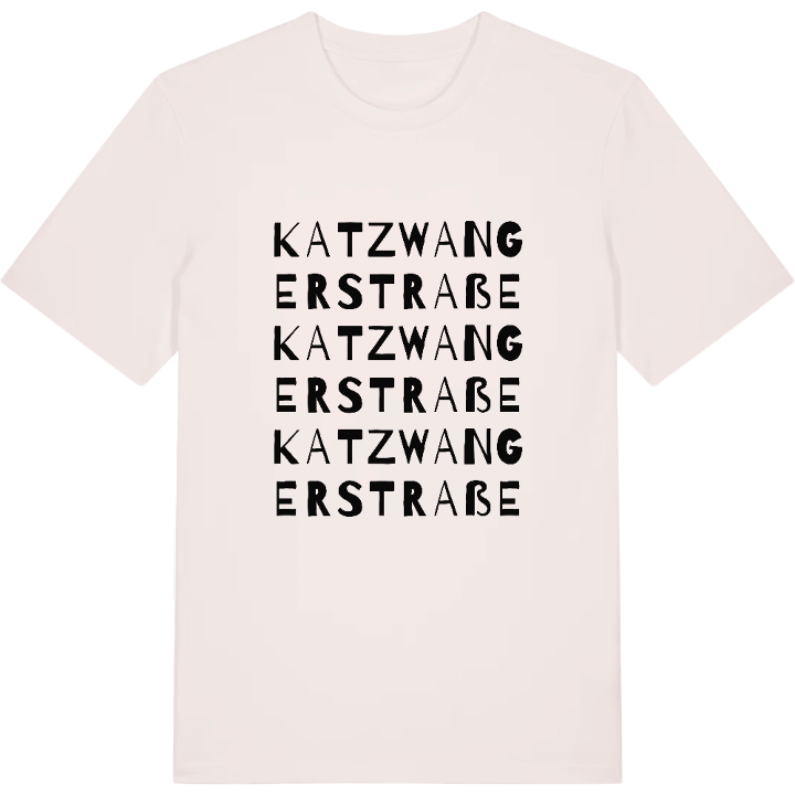 Katzwanger Straße ordlek t-shirt – t-shirt från PinShirt
