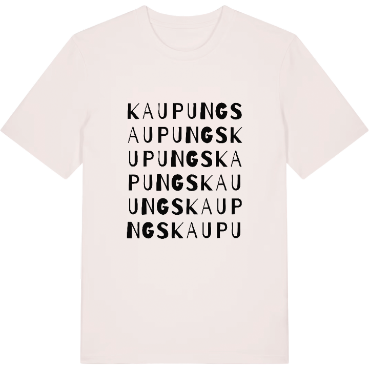 Kaupungs ordlek t-shirt – t-shirt från PinShirt