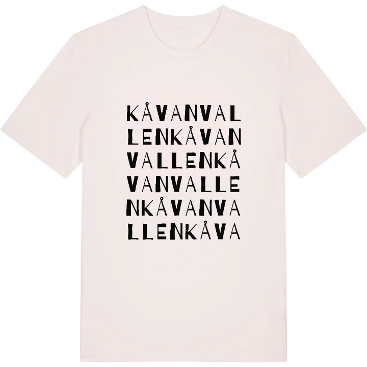 Kåvanvallen ordlek t-shirt – t-shirt från PinShirt