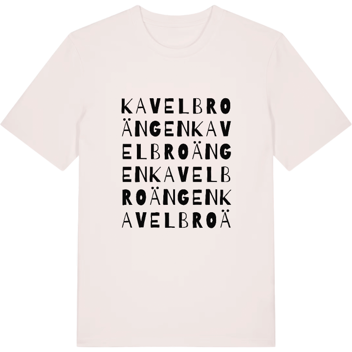 Kavelbroängen ordlek t-shirt – t-shirt från PinShirt