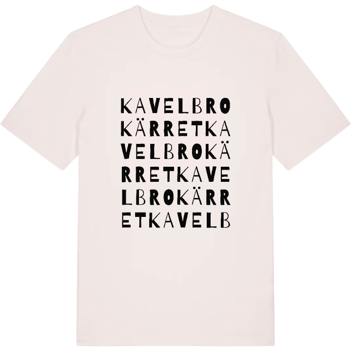Kavelbrokärret ordlek t-shirt – t-shirt från PinShirt