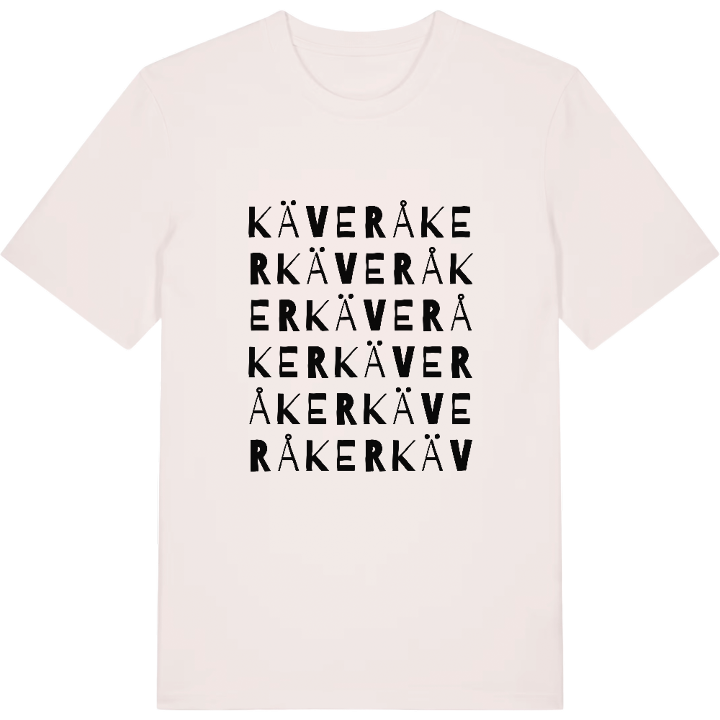 Käveråker ordlek t-shirt – t-shirt från PinShirt
