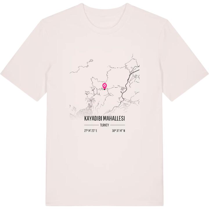 Kayadibi Mahallesi karta t-shirt – t-shirt från PinShirt