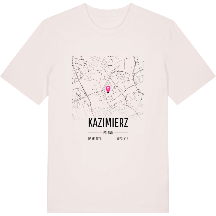 Kazimierz karta t-shirt – t-shirt från PinShirt