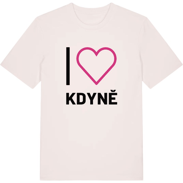 Jag älskar Kdyně t-shirt stort tryck – t-shirt från PinShirt