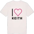 Jag älskar Keith t-shirt stort tryck
