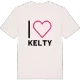 Jag älskar Kelty t-shirt stort tryck
