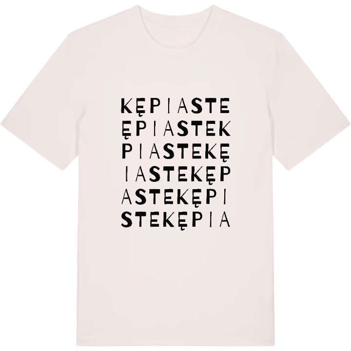 Kępiaste ordlek t-shirt – t-shirt från PinShirt