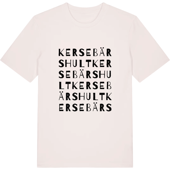 Kersebärshult ordlek t-shirt – t-shirt från PinShirt