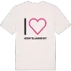 Jag älskar Kerstelångrevet t-shirt stort tryck