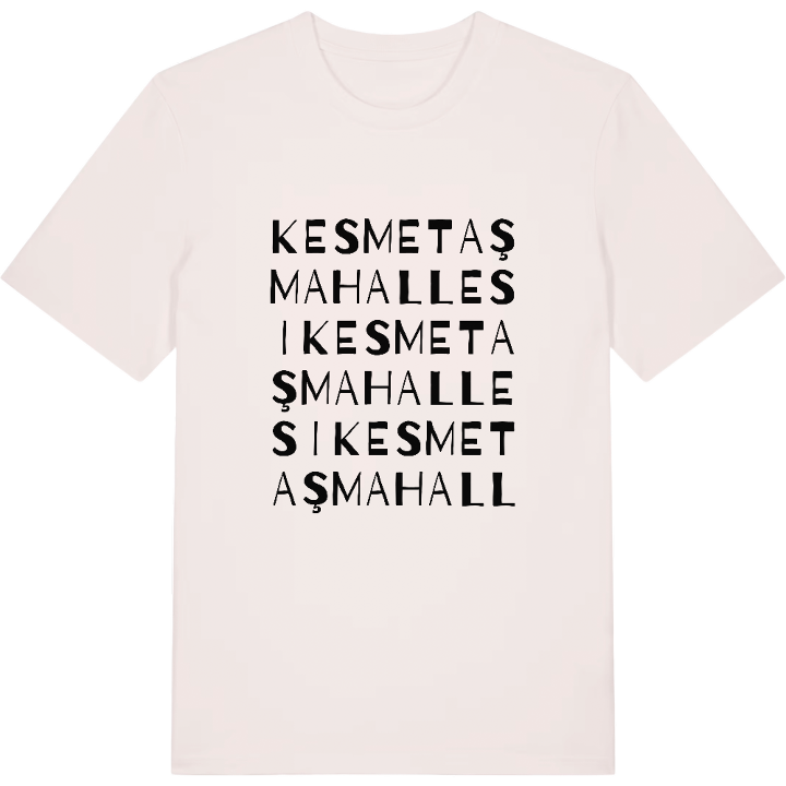 Kesmetaş Mahallesi ordlek t-shirt – t-shirt från PinShirt