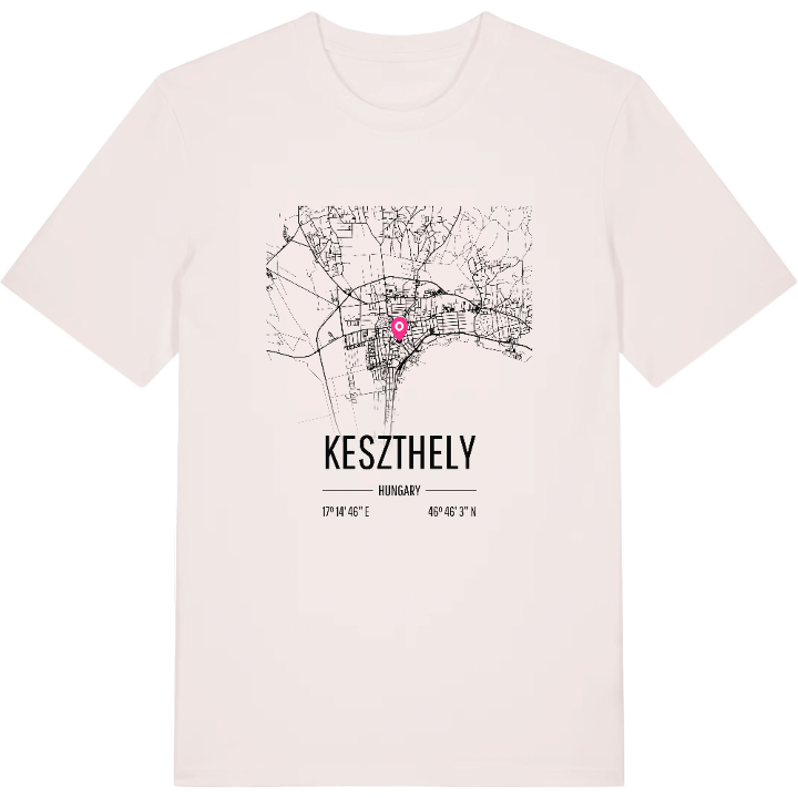 Keszthely karta t-shirt – t-shirt från PinShirt