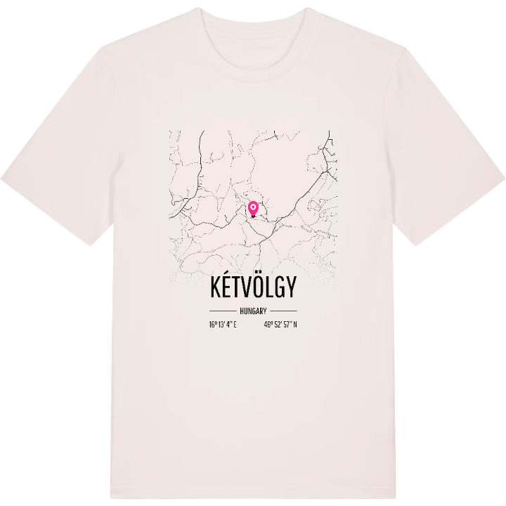 Kétvölgy karta t-shirt – t-shirt från PinShirt