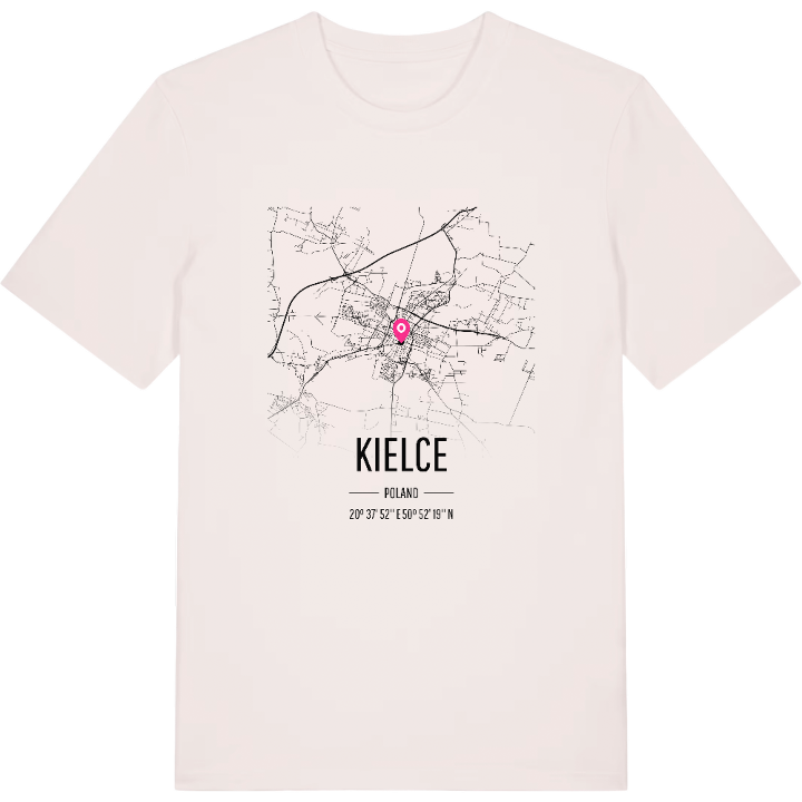 Kielce karta t-shirt – t-shirt från PinShirt