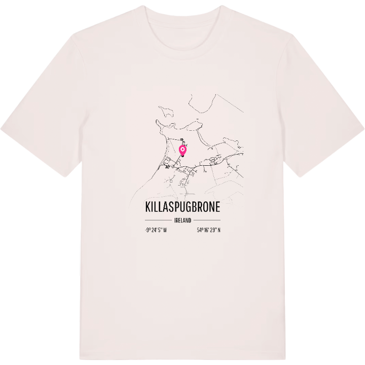 Killaspugbrone karta t-shirt – t-shirt från PinShirt