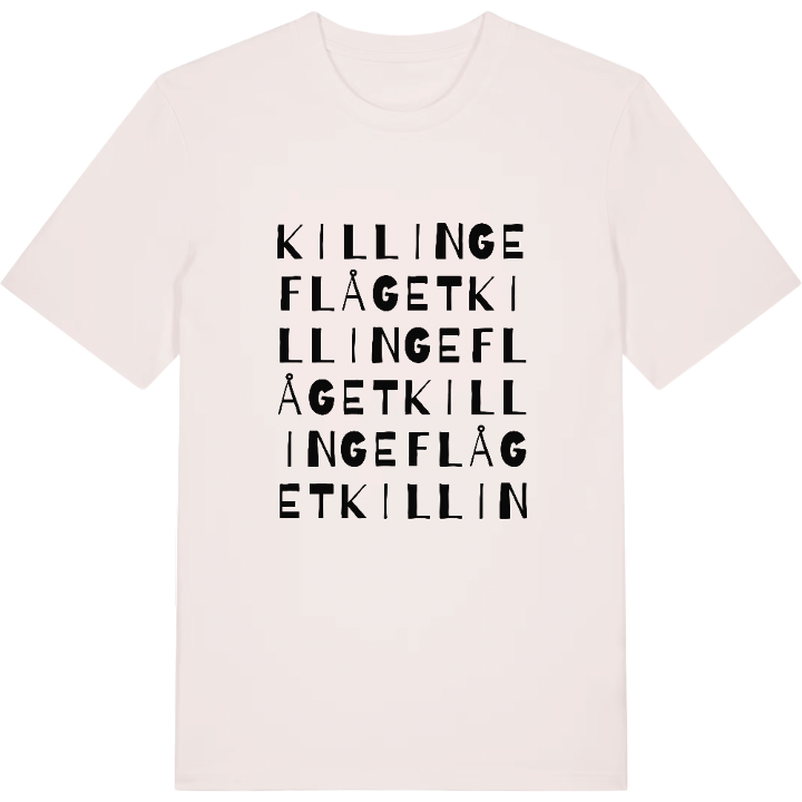 Killingeflåget ordlek t-shirt – t-shirt från PinShirt