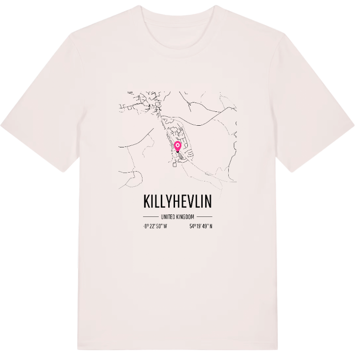Killyhevlin karta t-shirt – t-shirt från PinShirt