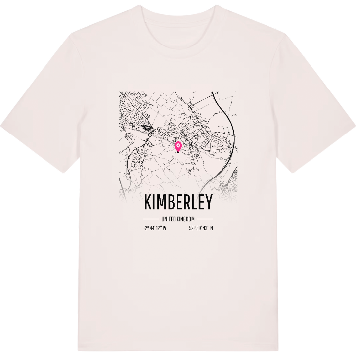 Kimberley karta t-shirt – t-shirt från PinShirt