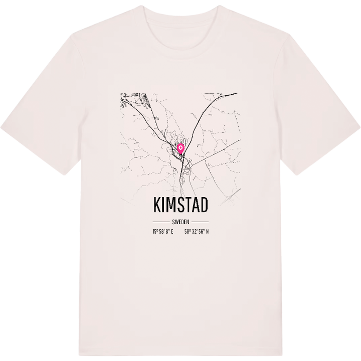 Kimstad karta t-shirt – t-shirt från PinShirt
