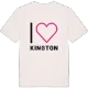 Jag älskar Kington t-shirt stort tryck
